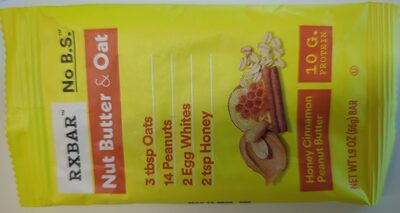 Rxbar Bar Protien Hony Cinnamon Peanut Butter - 1.94 oz — Case of 12