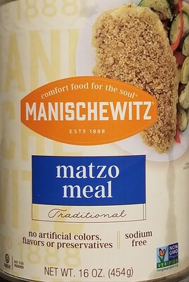 Manischewitz Matzo Meal Daily Canister - 16 oz — Case of 12