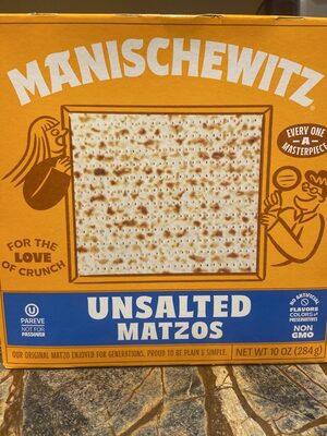 Manischewitz Matzo Unsalted - 10 oz — Case of 12