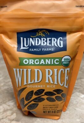 Lundberg Rice Wild Organic - 8 oz — Case of 6