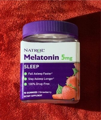 Natrol Melatonin Gummies 5 mg - 90 ct — Case of 12