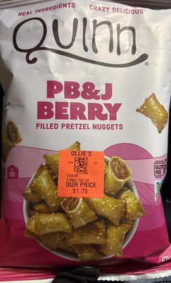 Quinn Pretzel Nugget Pbj Filld - 6 oz — Case of 8