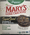 Marys Gone Crackers Cracker Swd Black Ses Spsd - 4 oz — Case of 6
