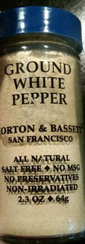 Morton & Bassett Pepper White Ground - 2.3 oz — Case of 3