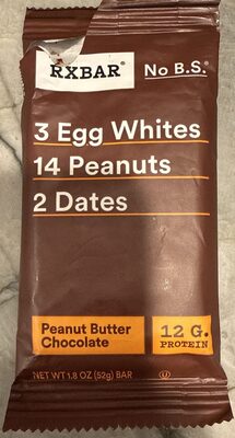 Rxbar Bar Chocolate Peanut Butter - 1.83 oz — Case of 12