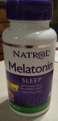 Natrol Melatonin 3 mg Fast Dissolve - 90 tablets — Case of 12