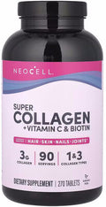 Neocell Collagen Plus C & Biotin - 270 tablets — Case of 12