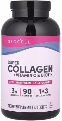Neocell Collagen Plus C & Biotin - 270 tablets — Case of 12
