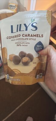 Lilys Sweets Caramels Milk Chocolate - 3.5 oz — Case of 12