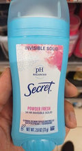 Secret Invisible Solid Powder Fresh, 2.6 oz — 12 Per Case