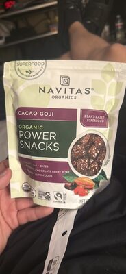 Navitas Bites Cacao Goji - 8 oz — Case of 12