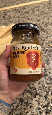 Mrs Renfro Salsa Habanero - 16 oz — Case of 6