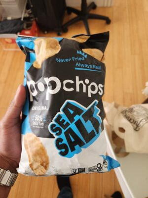 Popchips Chip Sea Salt - 5 oz — Case of 12