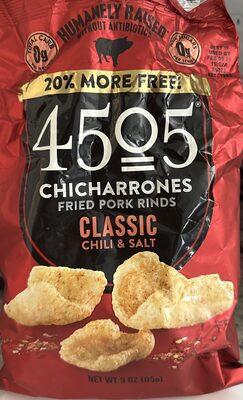 4505 Meats Pork Rinds Classic - 3 oz — Case of 12
