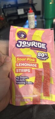 Joyride Strips Pnk Lemonade Sour - 3.5 oz — Case of 10