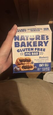 Natures Bakery Bar Fig Gluten Free Blueberry 6 ct - 12 oz — Case of 6