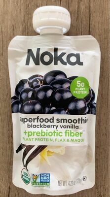 Noka Smoothie Blckbrry Vanilla - 4.22 oz — Case of 6
