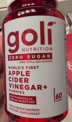 Goli Nutrition Apple Cider Vinegar Sunflower - 60 ct — Case of 24