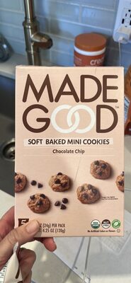 Madegood Cookie Mini Ch Chip 5 ct - 4.25 oz — Case of 6
