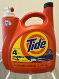 Tide Original Scent Liquid Laundry Detergent 125 Loads, 132 oz — 4 Per Case