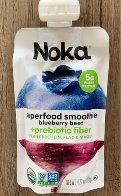 Noka Smoothie Bluebry Beet - 4.22 oz — Case of 6