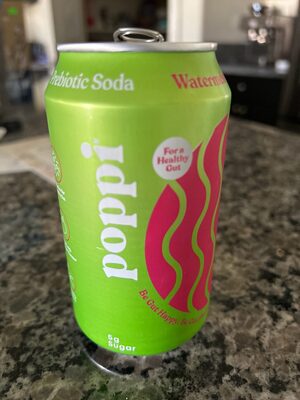 Poppi Soda Prebiotic Wtrmelon - 12 fl oz — Case of 12