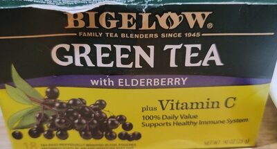 Bigelow Tea Green Elderbry Vit C - 0.9 oz — Case of 6