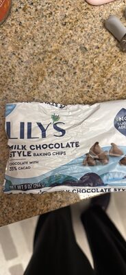 Lilys Sweets Milk Chocolate Baking Chips - 9 fl oz — Case of 12