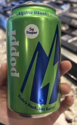 Poppi Soda Prbtc Alpine Blast - 12 fl oz — Case of 12