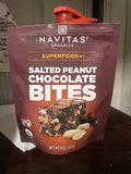 Navitas Bites Salted Peanut Chocolate - 8 oz — Case of 12