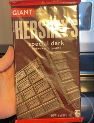 CANDY-HERSHEYS Hershey's Special Dark Chocolate, 7.56 oz — 12 Per Case