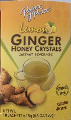 Prince Of Peace Tea Ginger Honey Lemn Crstl - 10 bag — Case of 6