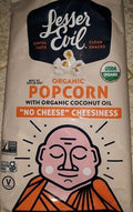 Lesser Evil Popcorn White Cheddar Organic - 0.88 oz — Case of 12