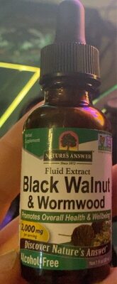 Natures Answer Black Wlnt&Wrm Afs - 1 oz — Case of 12