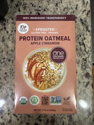 One Degree Oatml Instnt Protein Aplcnn - 11.6 oz — Case of 6