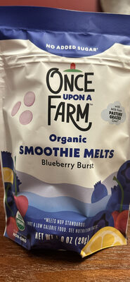 Once Upon A Farm Melts Wh Milk Yog Berry Brs - 1 oz — Case of 8