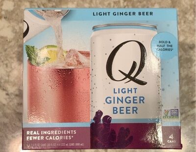 Q Tonic Mixer Ginger Beer Lte 4Pack - 30 fl oz — Case of 6