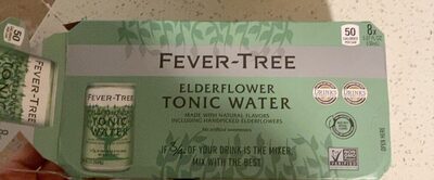 Fever Tree Water Tonic Elderflower - 40.56 fl oz — Case of 3