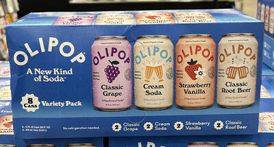 Olipop Soda Prb 4Variety 8Pack Single Serve - 96 fl oz — Case of 3