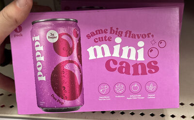 Poppi Soda Mini Doc Pop 6Pack - 45 fl oz — Case of 4