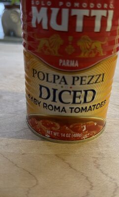 Mutti Tomato Diced Bby Roma - 14 oz — Case of 6