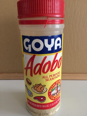 Goya Seasoning Adobo W Pepper - 16.5 oz — Case of 24