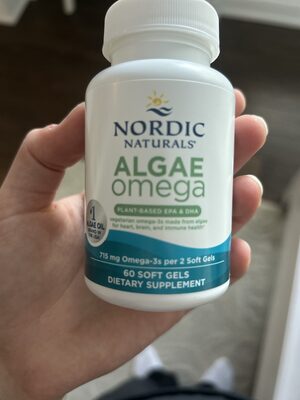 Nordic Naturals Omega Algae - 60 softgels — Case of 12