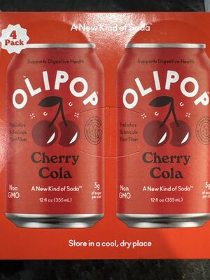 Olipop Soda Prb Chr Cola 4Pack Single Serve - 48 fl oz — Case of 6
