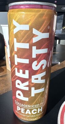 Pretty Tasty Tea Collagen Peach Ready to Drink - 12 fl oz — Case of 12