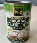 Native Forest Cream Coconut Simple - 13.5 oz — Case of 12