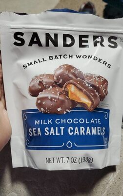 Sanders Bites Milk Chocolate Sea - 7 oz — Case of 6