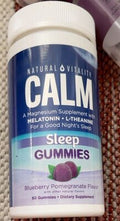Natural Vitality Calm Sleep Gummy - 60 ct — Case of 12