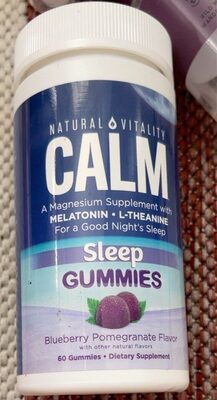 Natural Vitality Calm Sleep Gummy - 60 ct — Case of 12