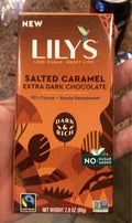Lilys Sweets Bar Drink Chocolate Salted Caramel - 2.8 oz — Case of 12